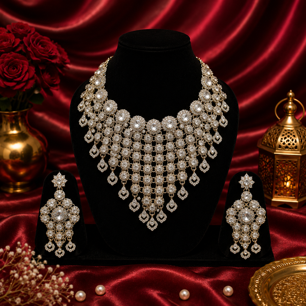 Regal Radiance AD Necklace Set