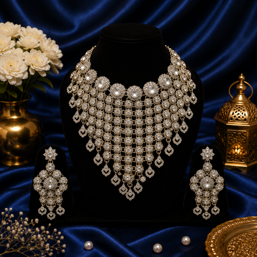 Regal Radiance AD Necklace Set