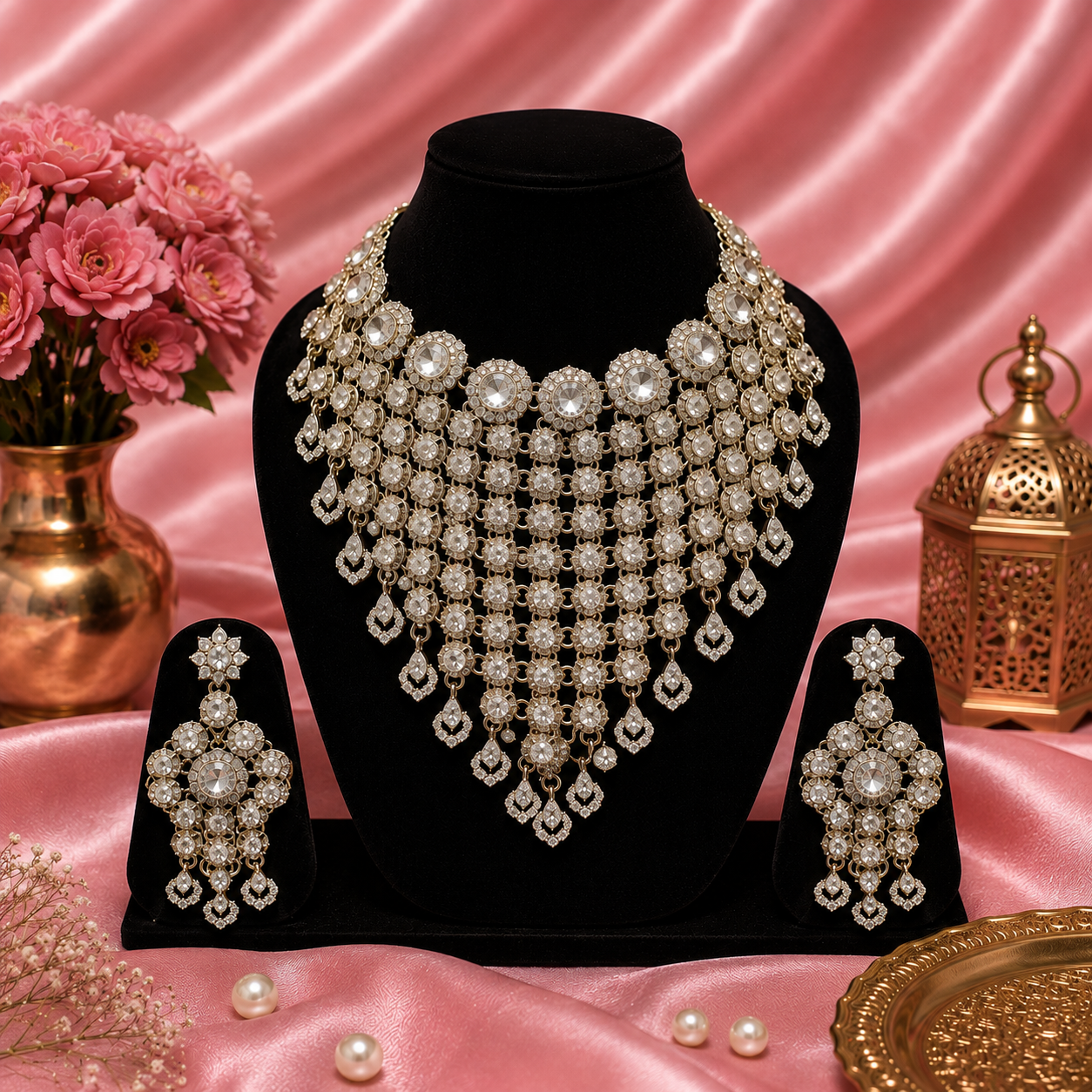 Regal Radiance AD Necklace Set
