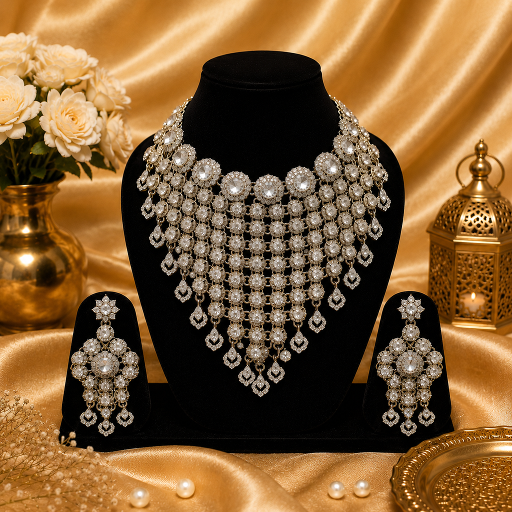 Regal Radiance AD Necklace Set