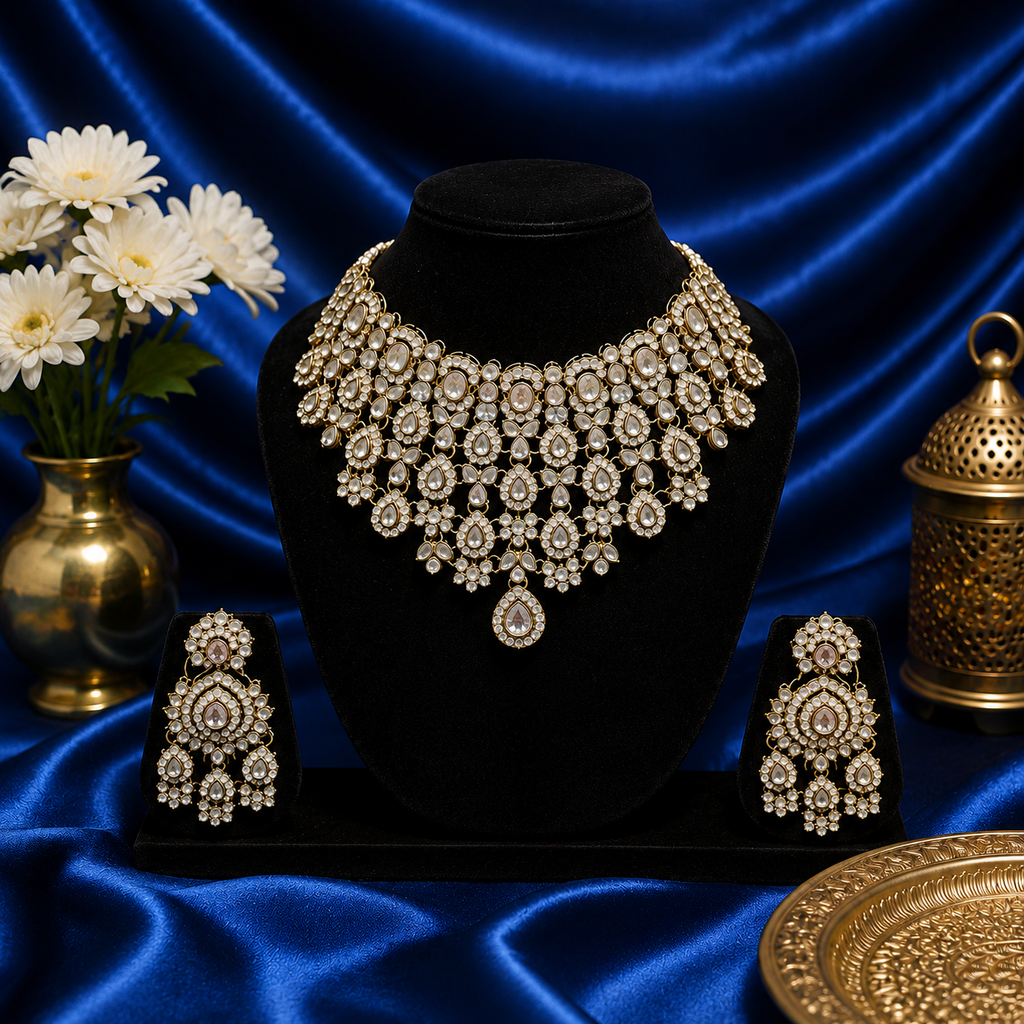 Royal Noor Kundan Bridal Necklace Set