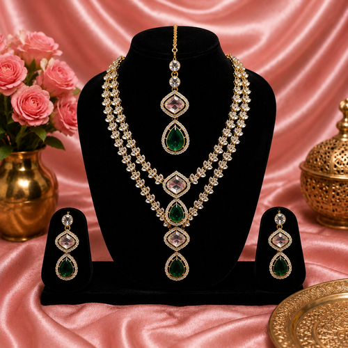 Emerald Noor Luxe Necklace Set